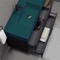 Floating Black Bathroom Vanity, Modern, 40